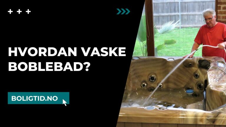 hvordan vaske boblebad