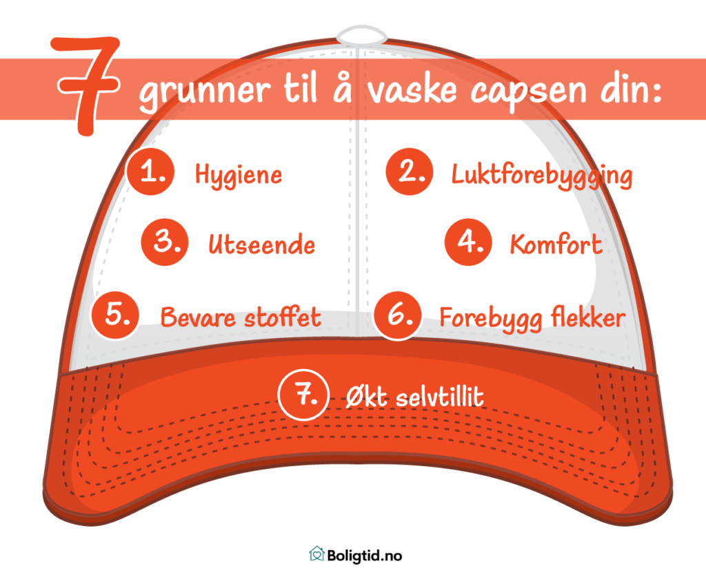7 grunner til å vaske capsen din