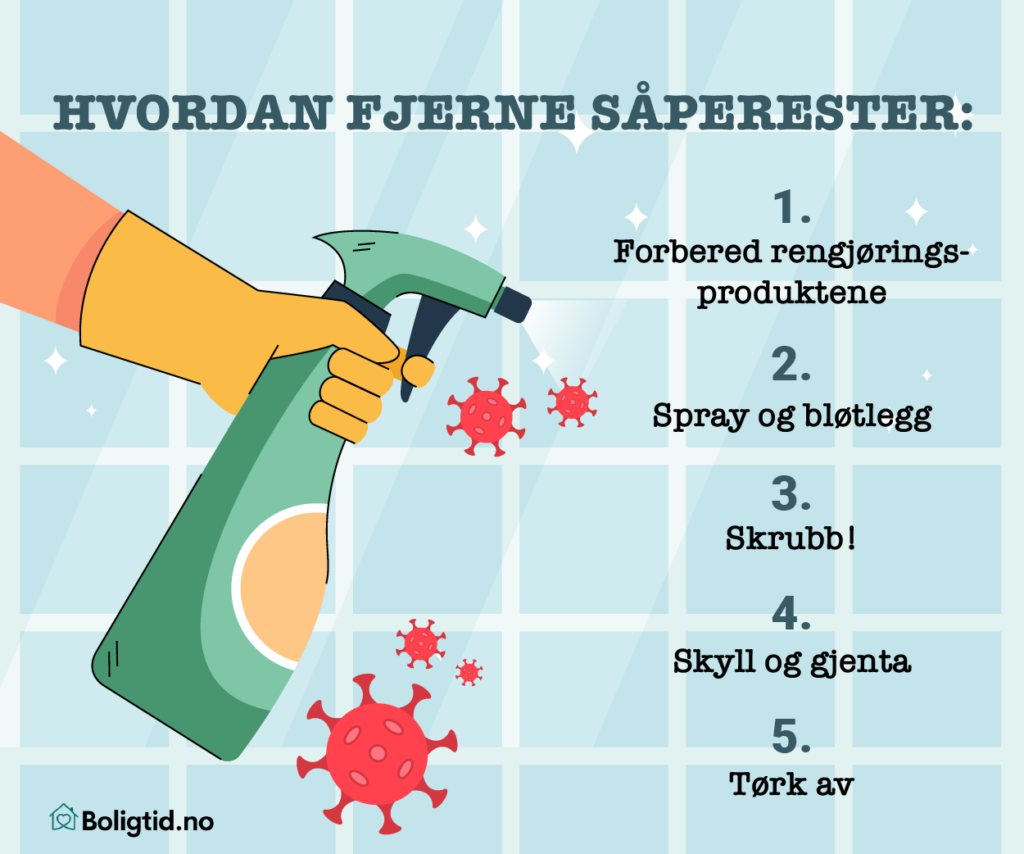 Hvordan fjerne såperester