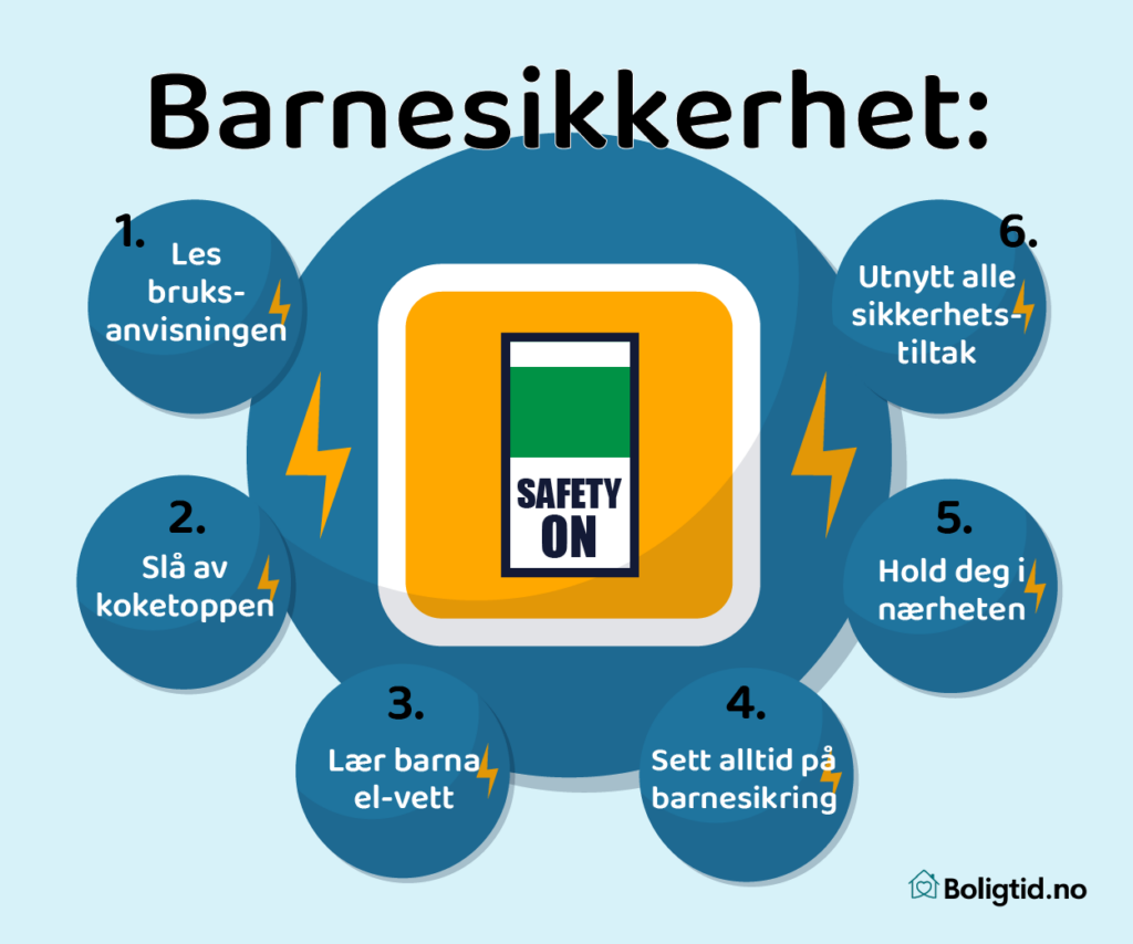 Barnesikring induksjonstopp
